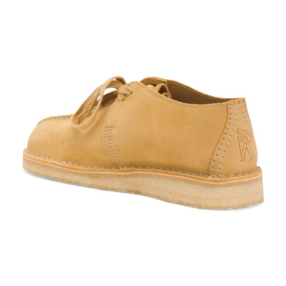 CLARKS Suede Desert Trek Comfort Boots - Picture 2 of 3